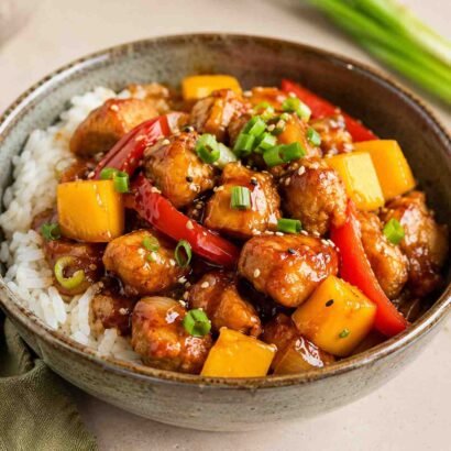 Asian Mango Chicken Stir Fry