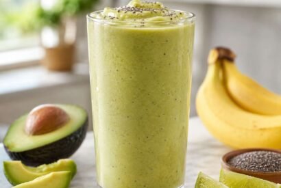 Thumbnail for Thick and Creamy Avocado Banana Smoothie Recipe