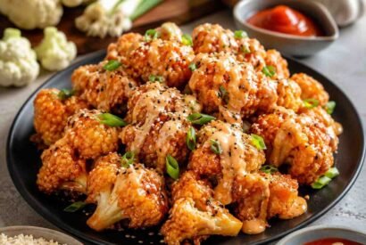 Thumbnail for Crispy Bang Bang Cauliflower with Creamy Sweet Chili Sauce