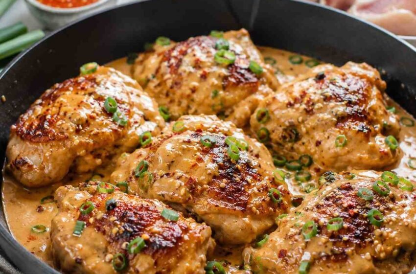 Bang Bang Chicken Thighs
