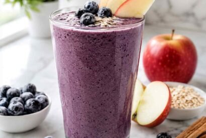 Thumbnail for Healthy Blueberry Apple Breakfast Smoothie