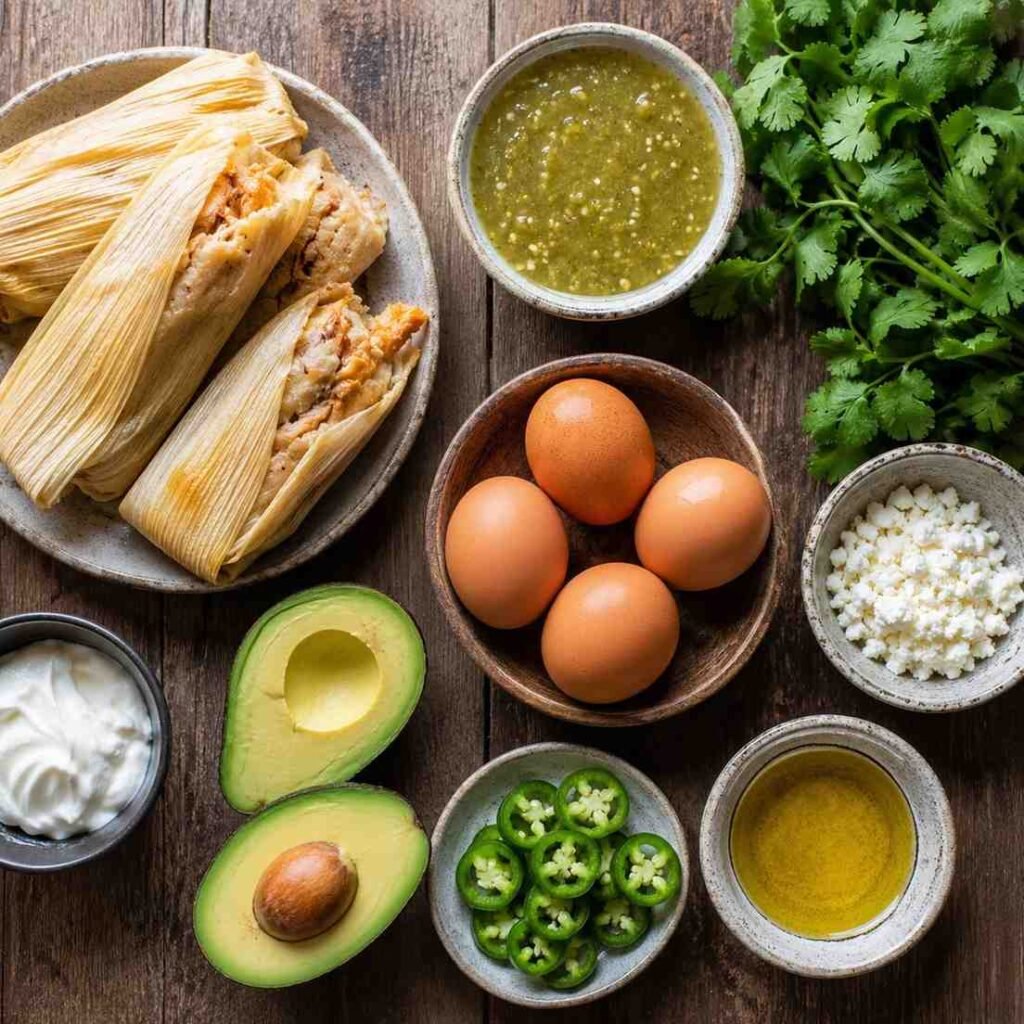 Breakfast Tamales ingredients