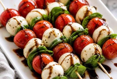 Thumbnail for Easy Caprese Salad Skewers with Balsamic Glaze