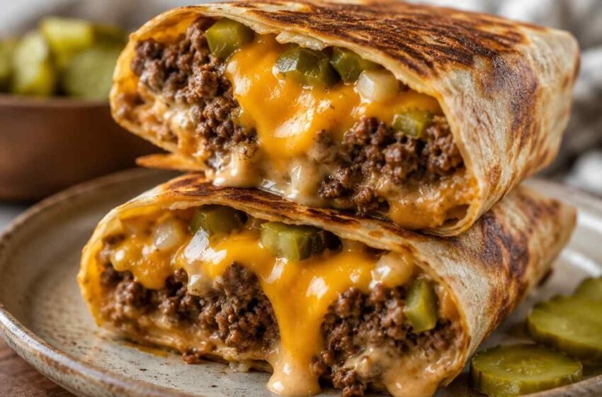 Cheeseburger Wraps