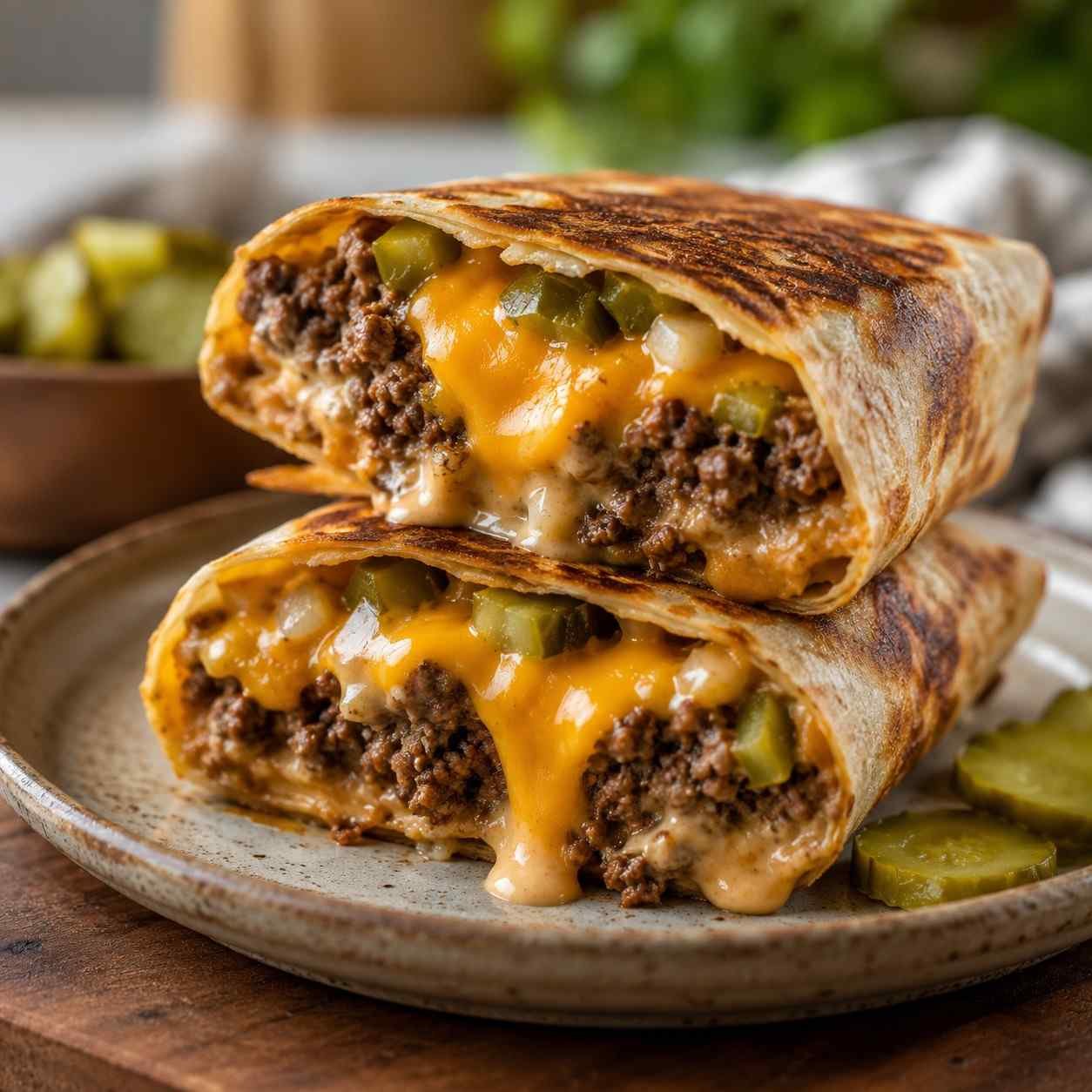 Cheeseburger Wraps