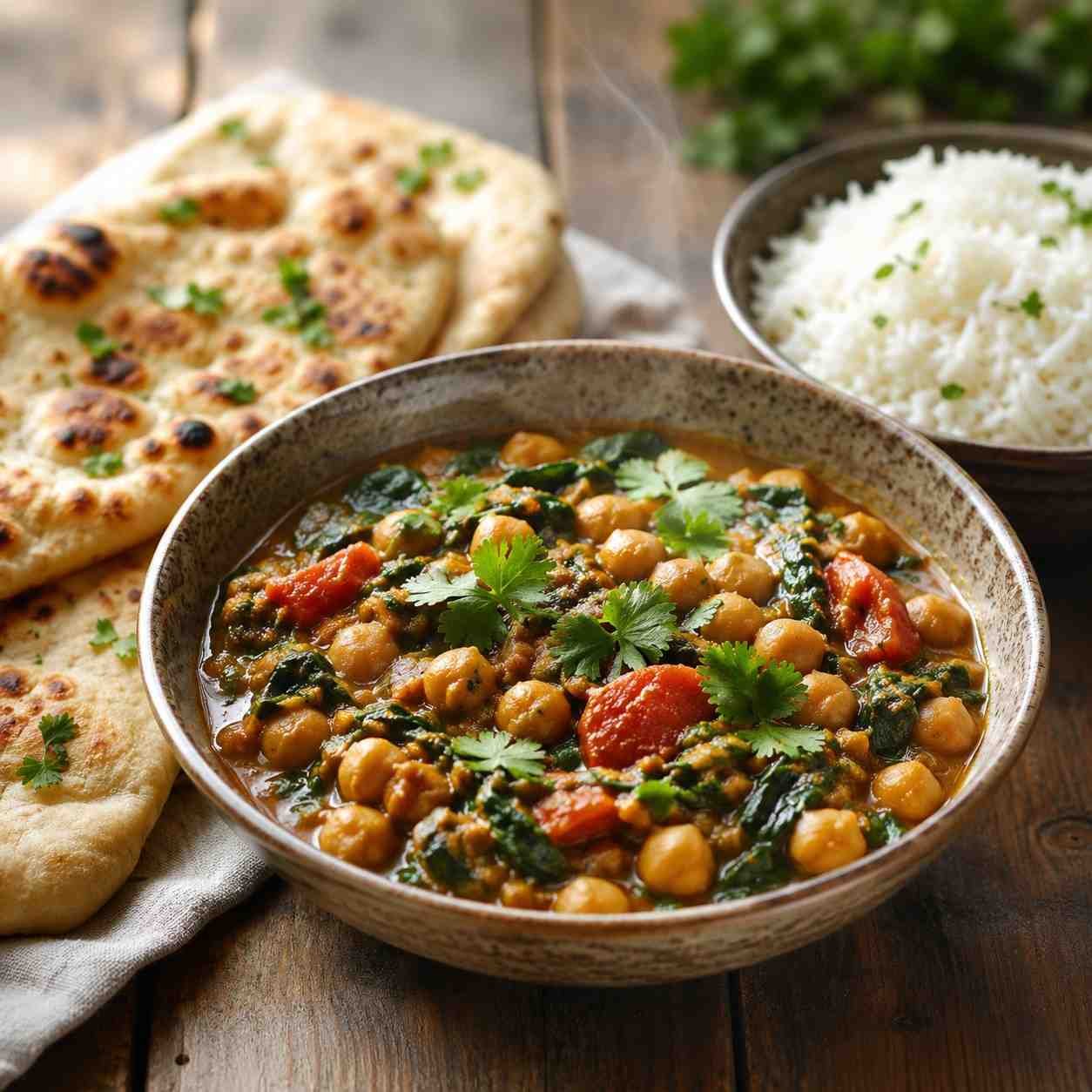 Chickpea Spinach Curry