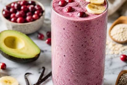 Thumbnail for Creamy Cranberry Vanilla Protein Smoothie