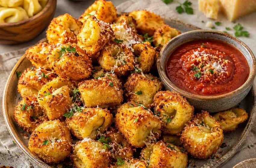Crispy Baked Tortellini Bites