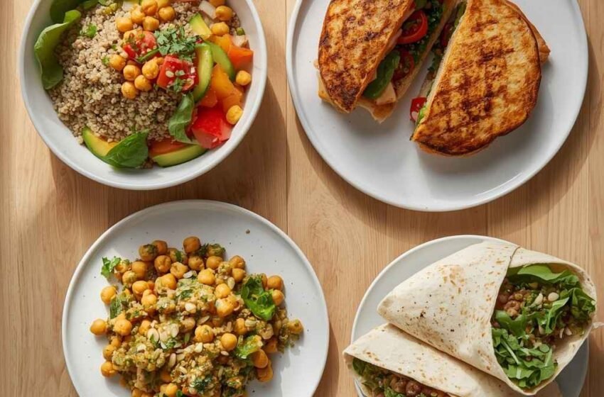 Easy High-Protein Vegetarian Lunches