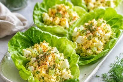 Thumbnail for Healthy Egg Salad Lettuce Wraps Ready in 20 Minutes