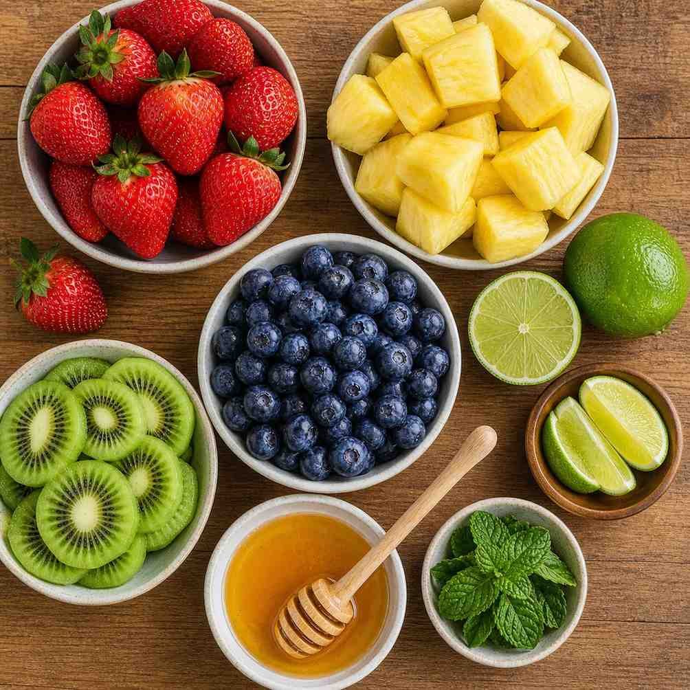 Fruit Salad ingredients