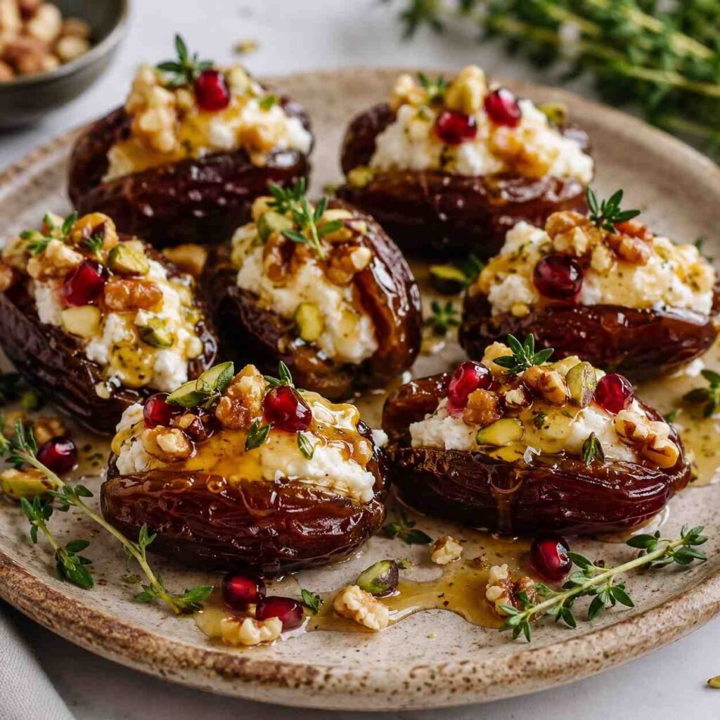Goat Cheese Stuffed Dates
