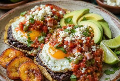 Thumbnail for Authentic Huevos Motuleños Recipe