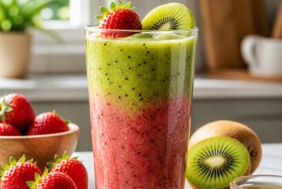 Thumbnail for Healthy Kiwi Strawberry Smoothie