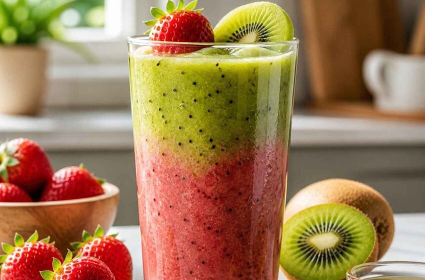 Kiwi Strawberry Smoothie