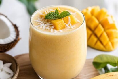 Thumbnail for Tropical Mango Coconut Smoothie You’ll Make Every Summer
