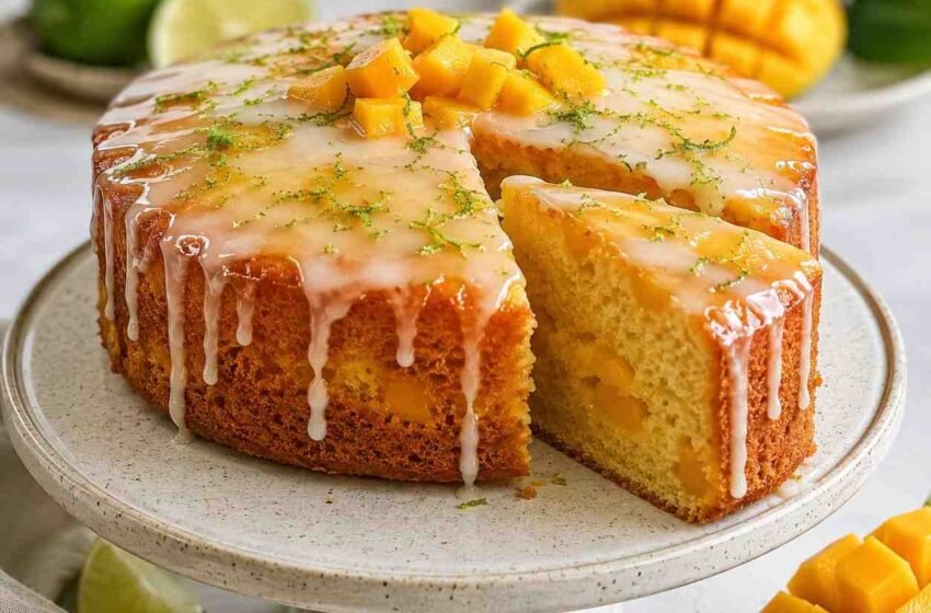 Mango Lime Cake