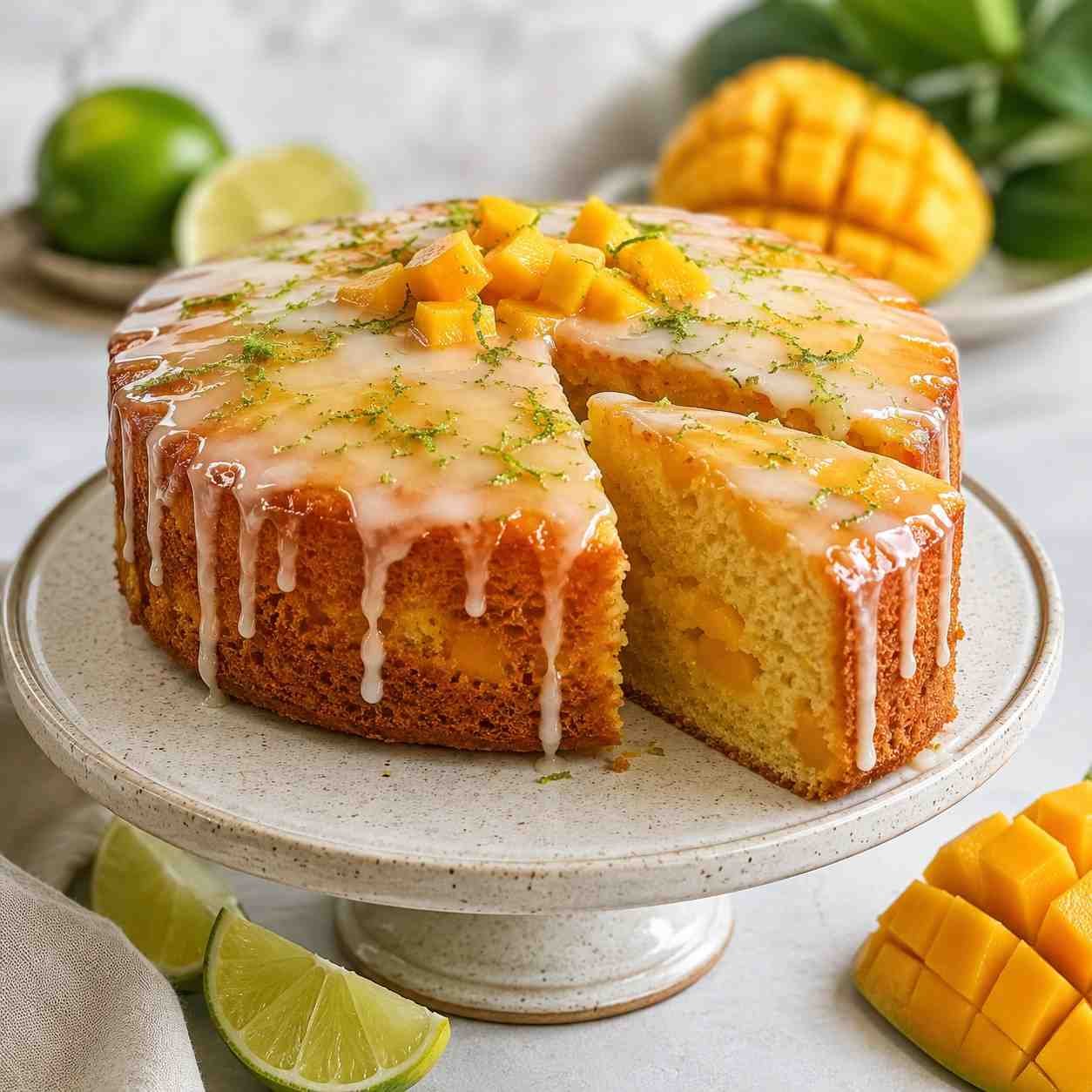 Mango Lime Cake
