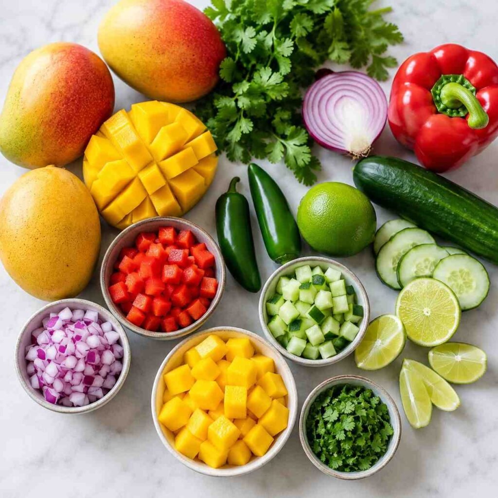 Mango Salsa ingrrdients