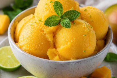 Thumbnail for Refreshing Dairy-Free Mango Sorbet Recipe