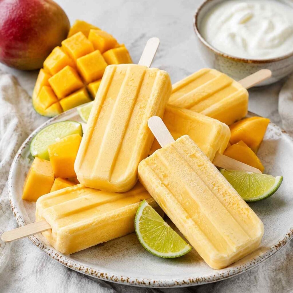 Mango Yogurt Popsicle