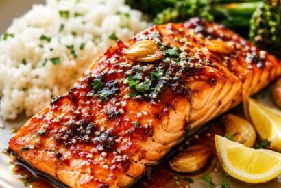 Thumbnail for Easy Maple Glazed Salmon with Garlic Soy Sauce