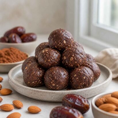 No Bake Brownie Bites