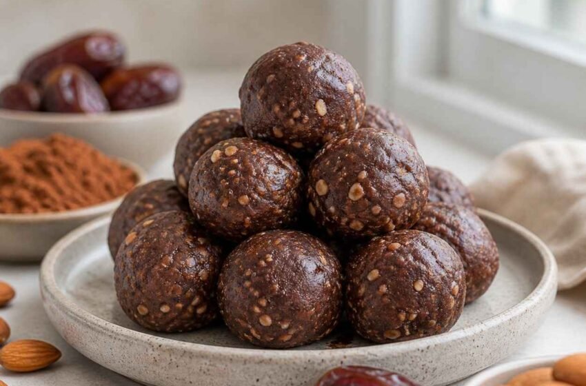 No Bake Brownie Bites