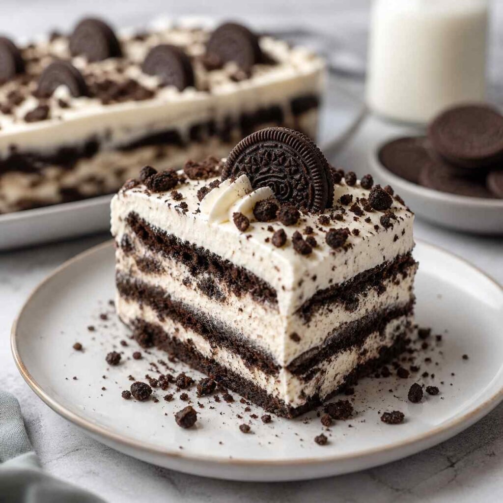 No-Bake Oreo Icebox Cake