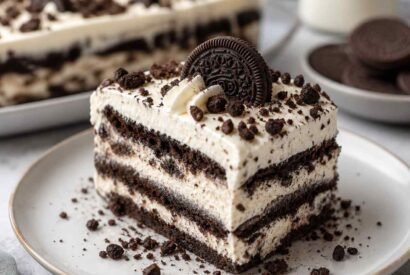 Thumbnail for Easy No-Bake Oreo Icebox Cake with Creamy Layers