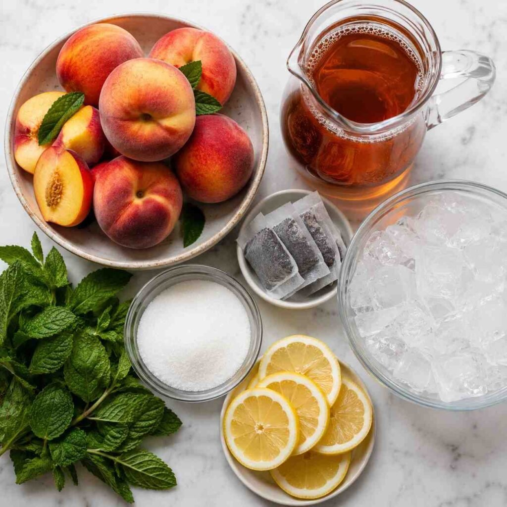 Peach Iced Tea ingredients