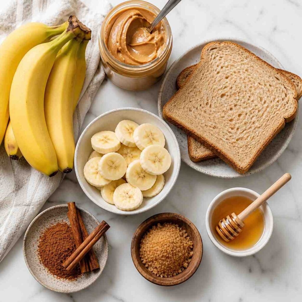 Peanut Butter Toast ingredients