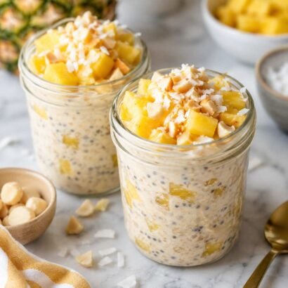 Pineapple Coconut Overnight Oats