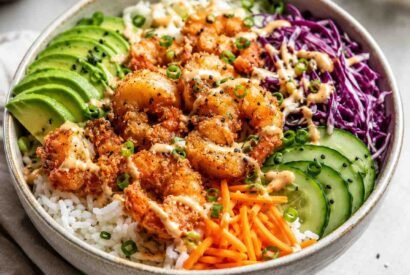 Thumbnail for Crispy Shrimp Rice Bowl