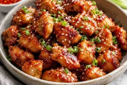 Thumbnail for Crispy Air Fryer Sweet Chili Chicken Bites