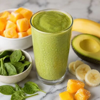 Tropical Mango Spinach Smoothie