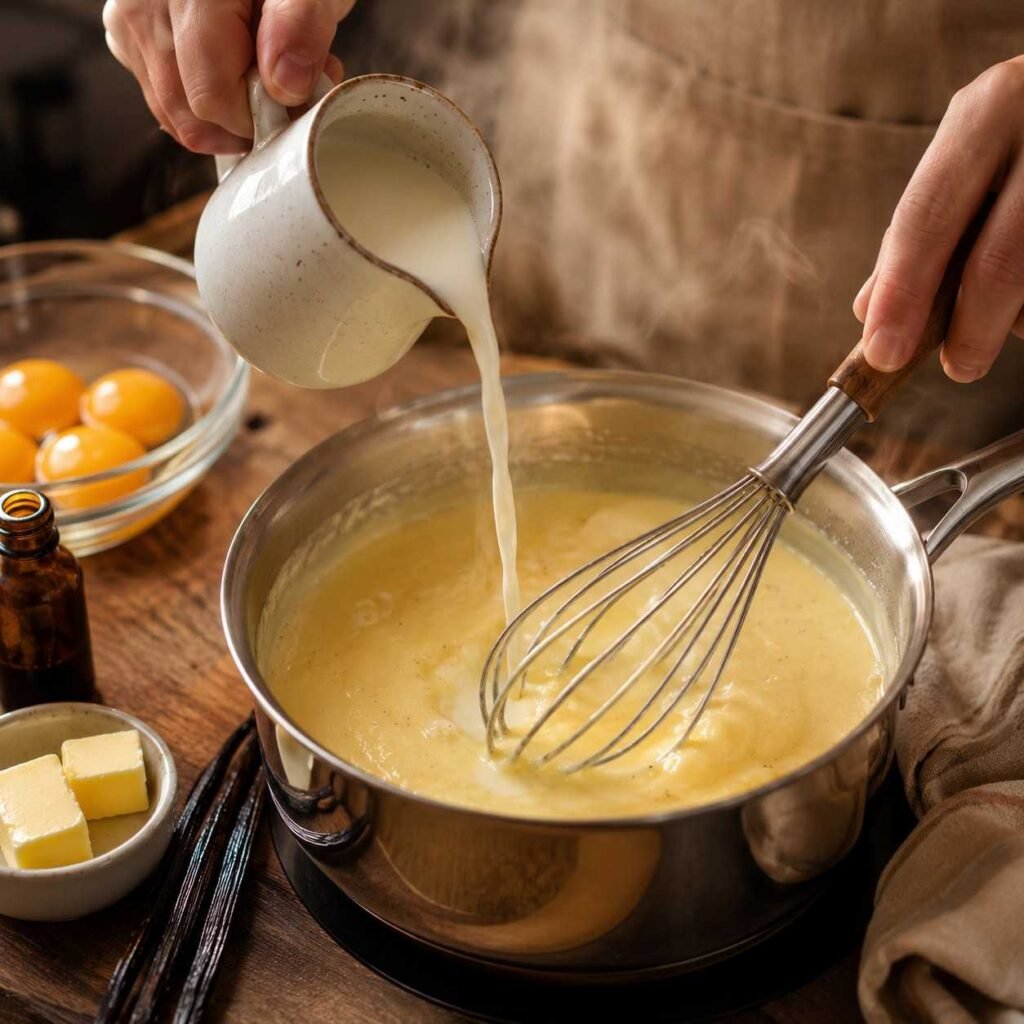 Vanilla Custard prep