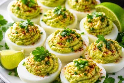 Thumbnail for Healthy Avocado Deviled Eggs for Parties and Gatherings