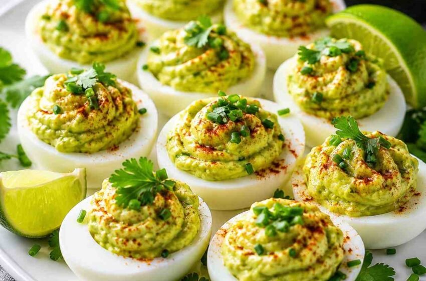 Avocado Deviled Eggs