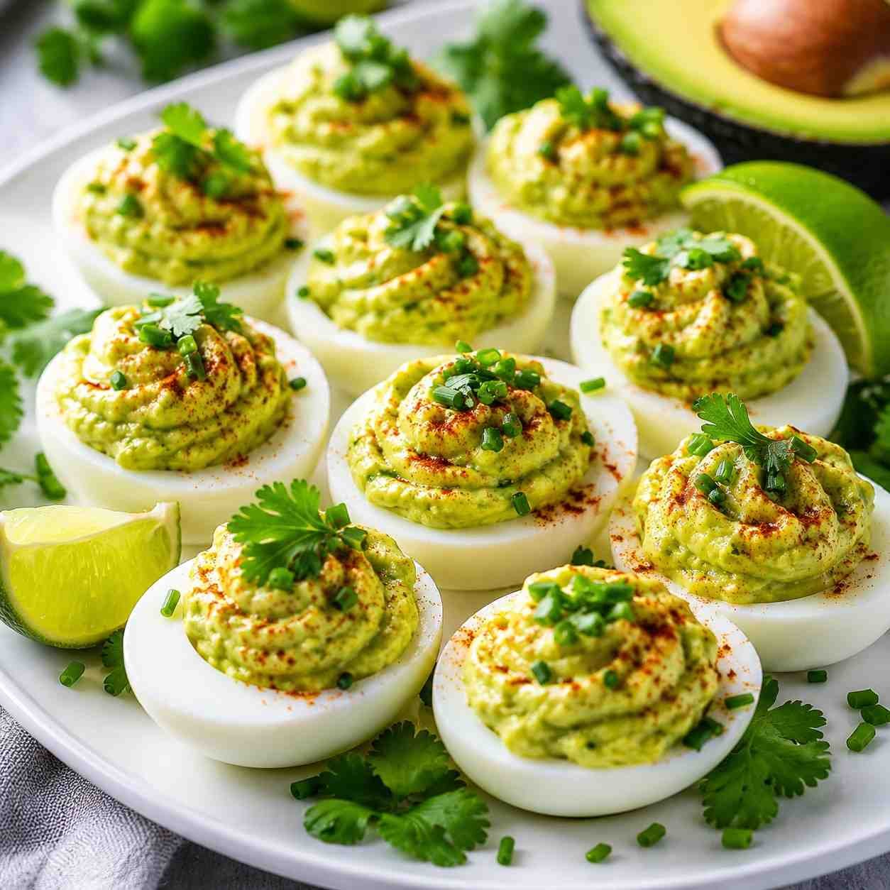 Avocado Deviled Eggs