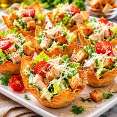 Caesar Salad Cups