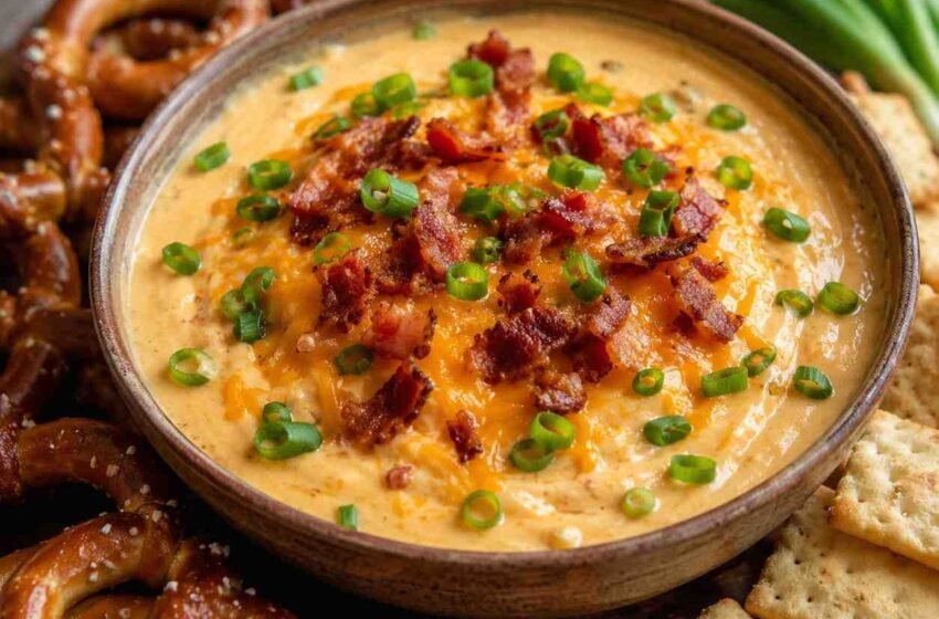 Cheddar Bacon Beer Dip