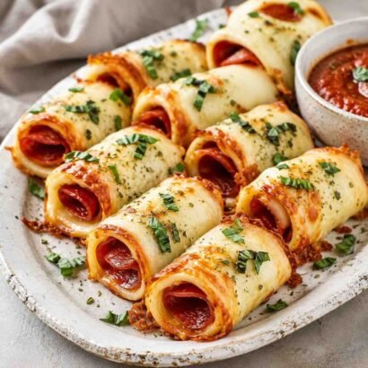 Cheesy Pizza Roll-Ups