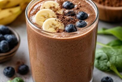 Thumbnail for Creamy Chocolate Green Smoothie Recipe