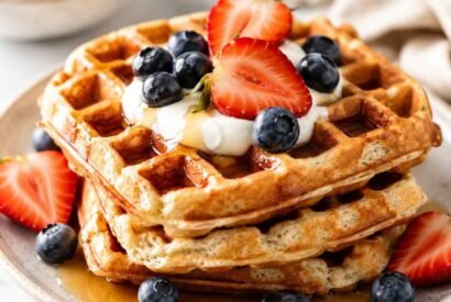 Thumbnail for Easy Fluffy Protein Waffles for a Healthy Breakfast