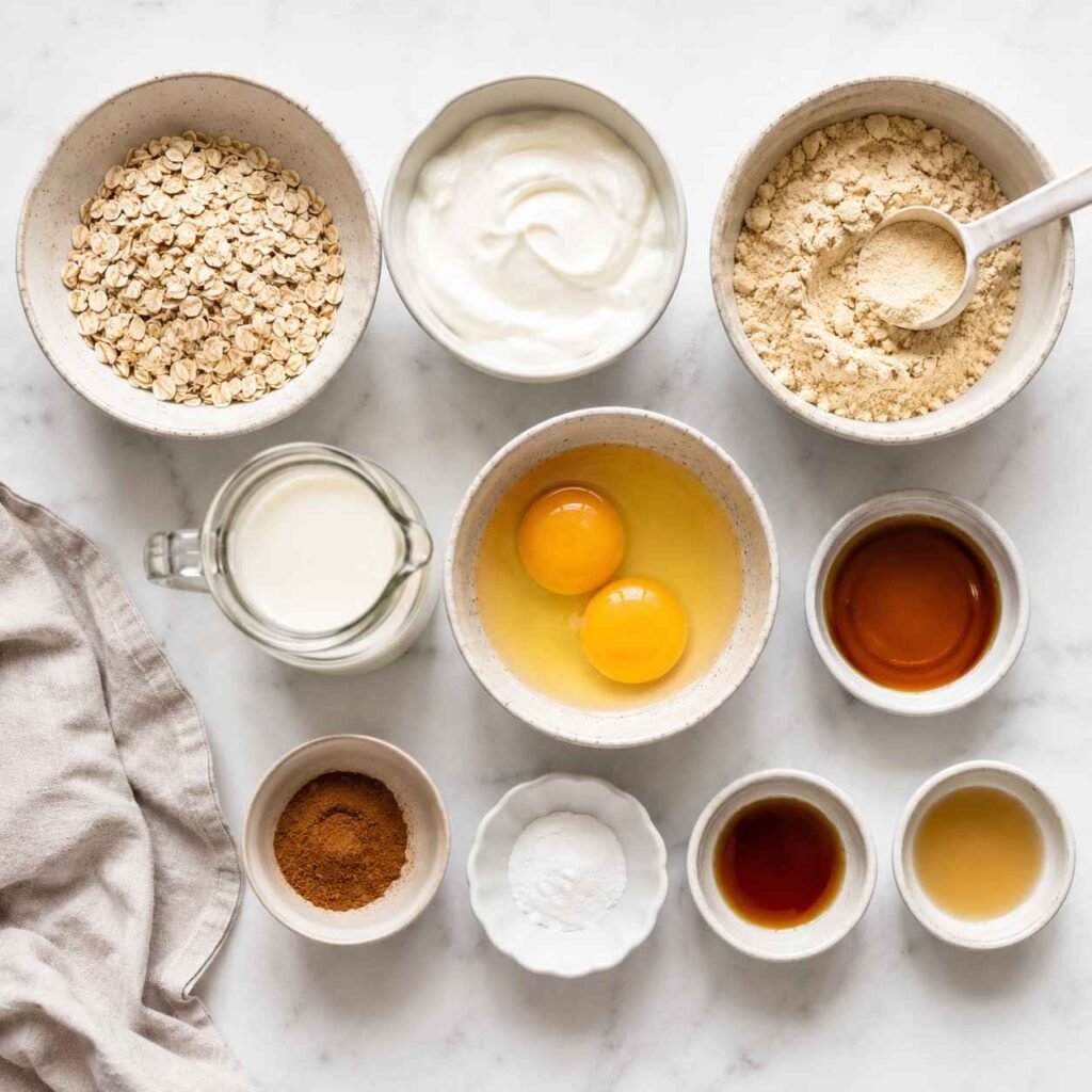 Fluffy Protein Waffles ingredients