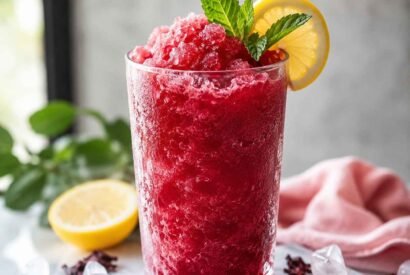 Thumbnail for Refreshing Hibiscus Lemon Frozen Drink