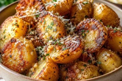 Thumbnail for Easy Garlic Parmesan Roasted Potatoes for Any Dinner Table