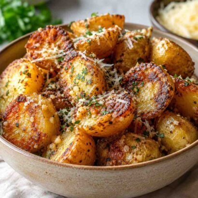 Garlic Parmesan Roasted Potatoes
