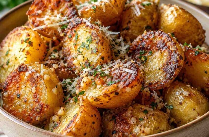 Garlic Parmesan Roasted Potatoes